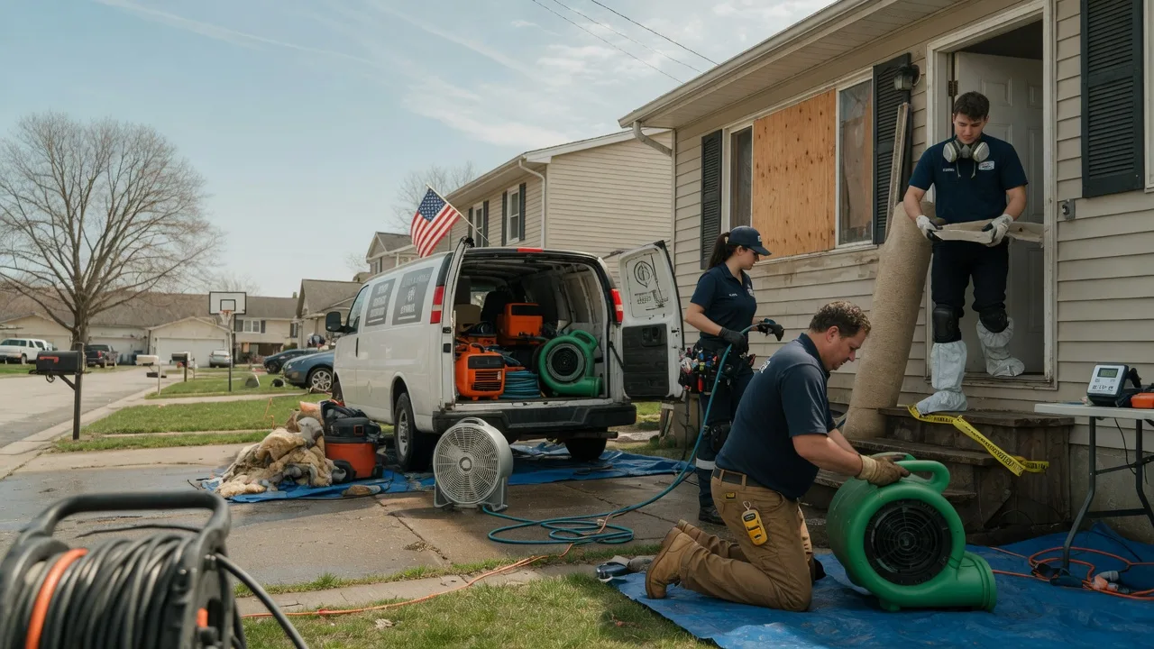 Water Damage Restoration in Grinnell, KS near me